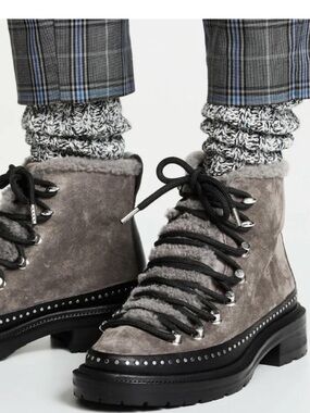 Rag & Bone compass suede Boots Elephant size 36